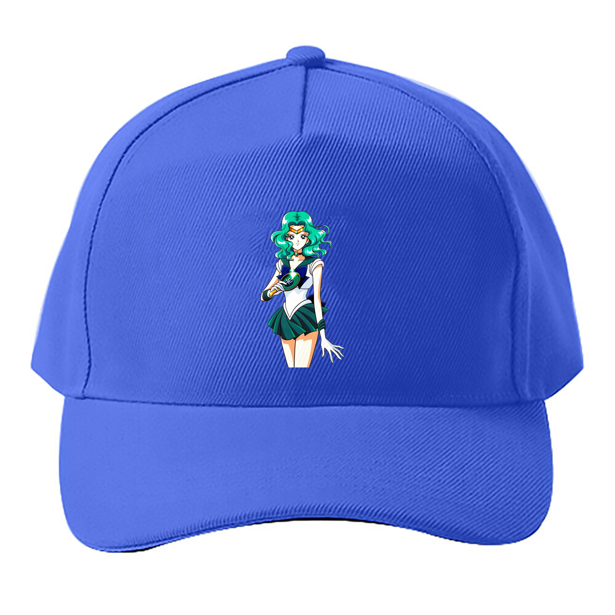 （画像用） 美少女戦士セーラームーン 海王 みちる（かいおう みちる） Sailor Moon Kaiou Michiru ベースボールキャップ 綿100％ 男女兼用 帽子 スポーツ